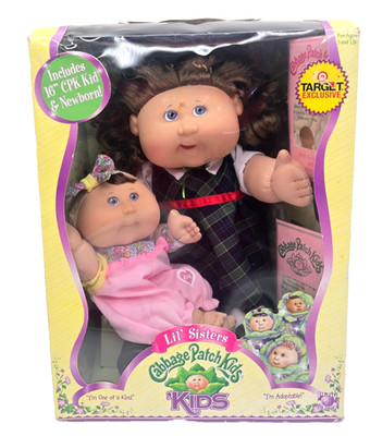 2006 Cabbage Patch Kids Lil Sisters Kid Lillian  Bella Newborn Rose Maggie NIB