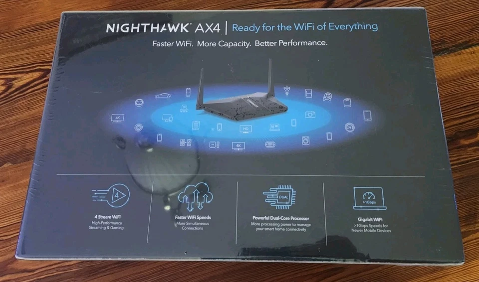 NETGEAR Nighthawk AX3000 (RAX35) WiFi 6 Router – Dual Band AX4 4-Stream Gigabit - Image 2 of 4