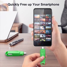 Type C/USB-A USB 2.0 Flash Drive Thumb Drive Memory Stick for PC Laptop