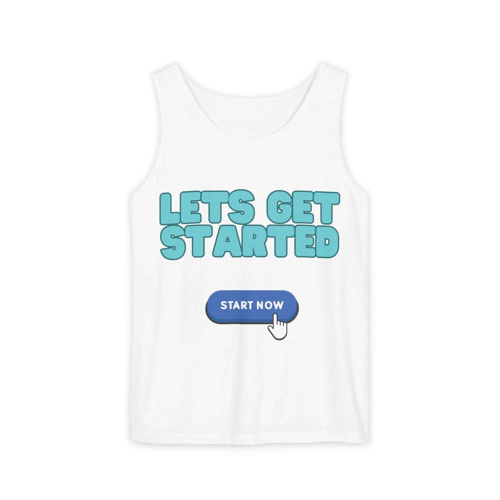 Let's Get Started Fun Unisex Tank Top, Casual Wear, Gym Essentials, Summer [...]