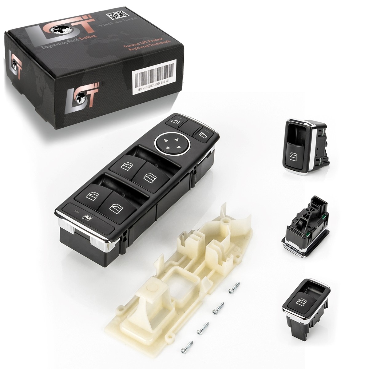 4X Window Lifter Switch Set Front Rear For Mercedes E-Class Coupe C207 2009