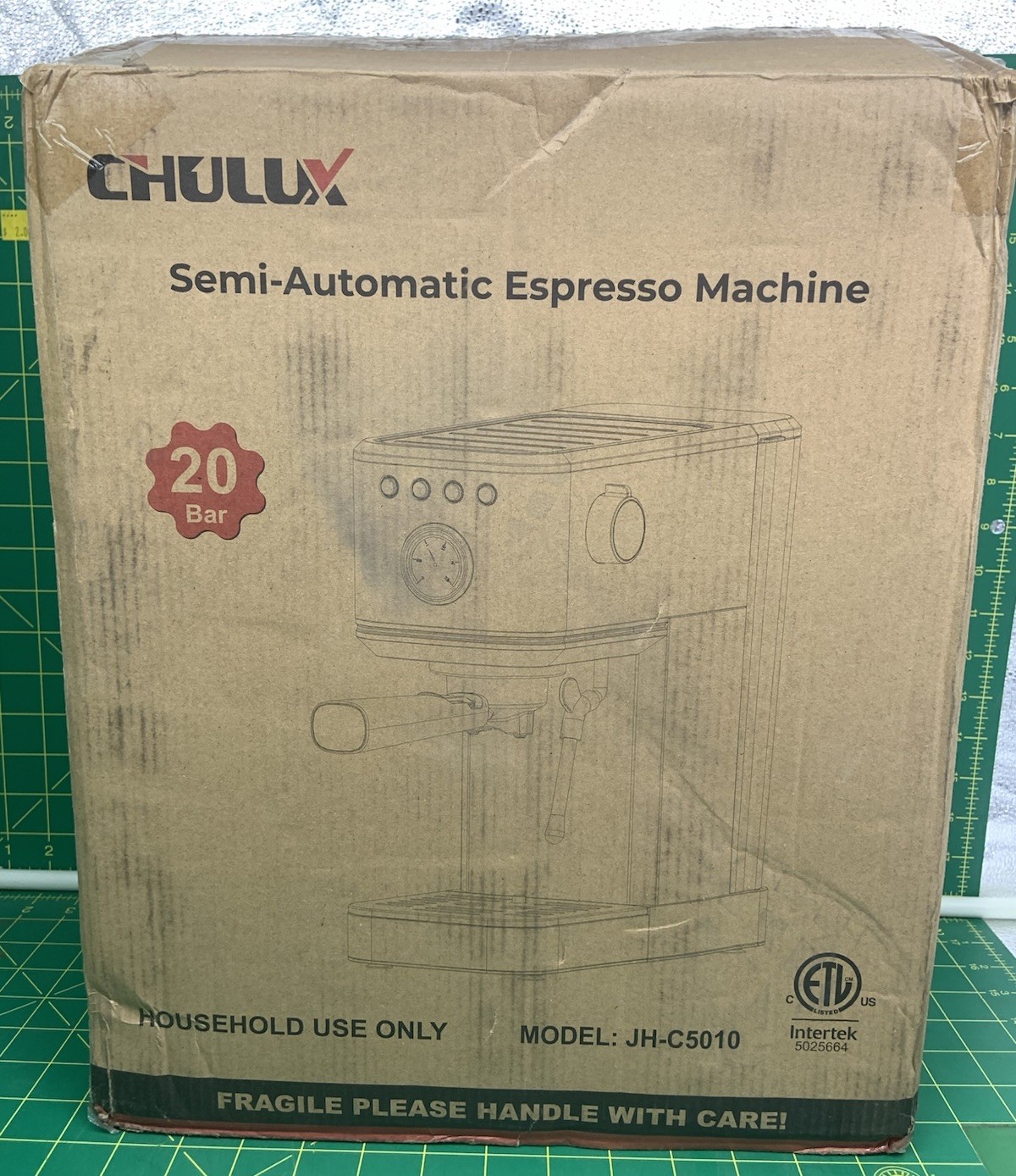 CHULUX 5.5&rdquo; Slim Espresso Coffee Machine JH-C5010 Frothier Steam 20 Bar 40oz