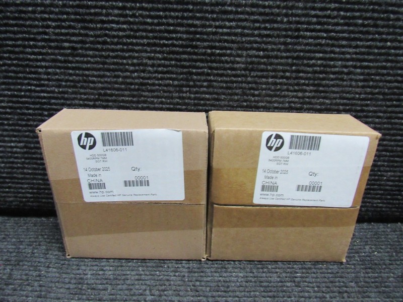 LOT OF 2! GENUINE HP L41606-011 500GB 5400RPM 7MM SGT RW HARD DRIVE