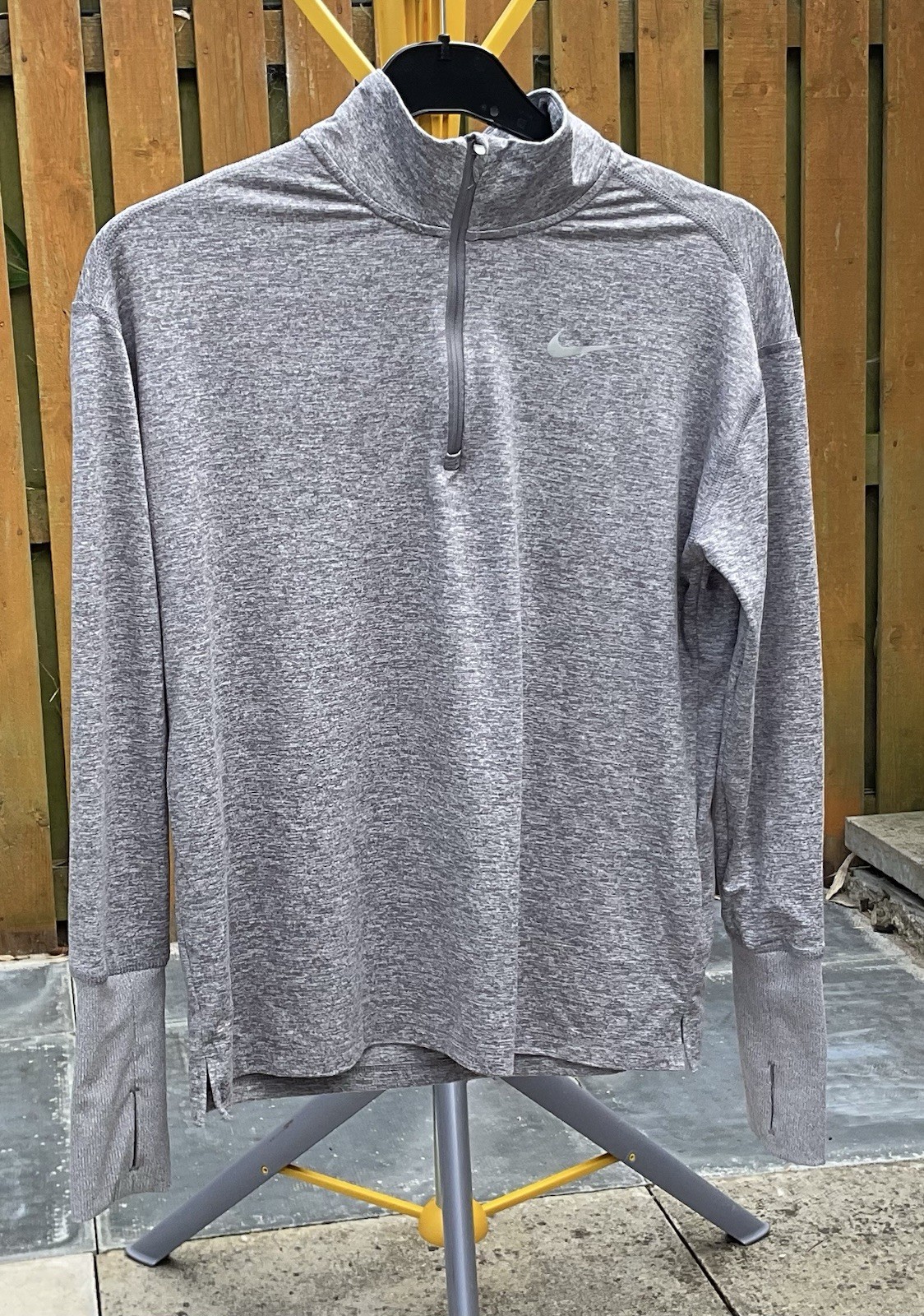 SACAI X NIKE Nike Running Dri Fit Quarter Zip Grigio Medium Top
