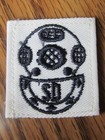 WWII US Navy SCUBA  DIVER, Sleeve Rate Patch Distinguishing Mark DM, USN — photo 1