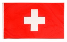 Aricona Flagge Schweiz 90x150cm - wetterfest mit &Ouml;se...