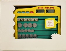 Coin Abacus Money Learning Counting Game Educational New Sealed