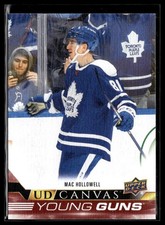 2022-23 Upper Deck Extended Series UD Canvas Young Guns #C374 Mac Hollowell RC
