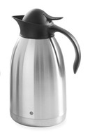 Hendi Thermoskanne 2L Edelstahl Doppelwandig Isolierkanne Kaffeekanne