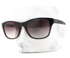 Paul Smith Sunglasses PS-782 OXRDS Polished Onyx Black on Crystal Red No Case