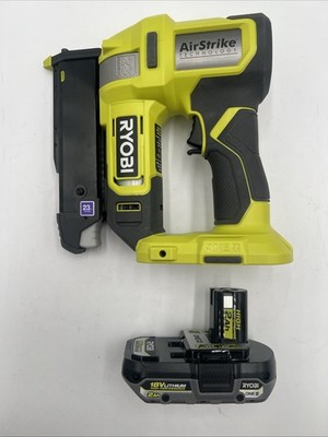 RYOBI ONE+ 18V Cordless Airstrike 23-Gauge Pin Nailer PCL310B w/ 2ah HP Battery