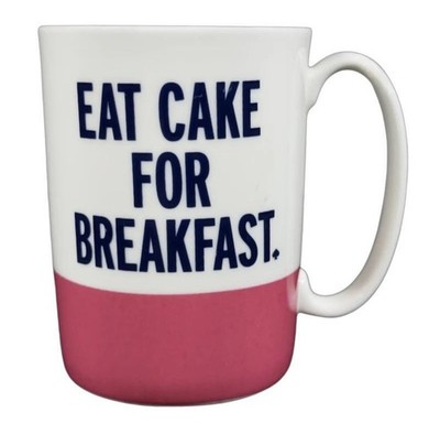 Kate Spade von Lenox Becher Essen Kuchen zum Frühstück Kaffee Tee Tasse Porzellan 10 Unzen