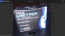 True Metrix Self Monitoring Blood Glucos 100 Test trips
