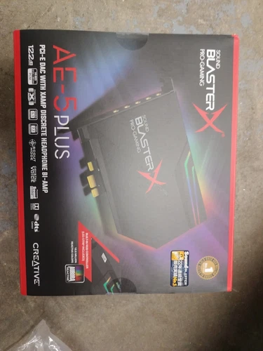 Creative Sound BlasterX Pro-Gaming 5.1 Channel Sound Card - Black