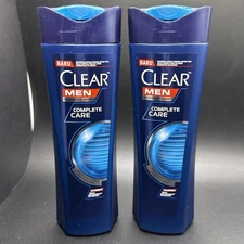 Clear Men Complete Care Anti Dandruff Shampoo Clean Scalp and Hair 2 bottles