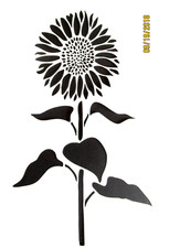 Sunflower Stencil Reusable 10 Mil Mylar Nature, Flowers, Plants