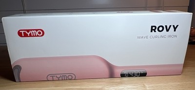 Tymo Rovy Wave Standard Curling Iron Hair Crimper Beach Ionic Deep PINK 