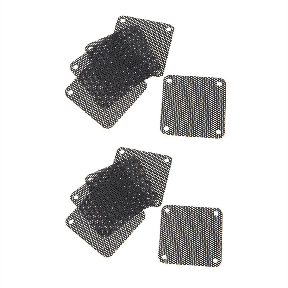 5-20Pcs 40x40mm Cuttable PVC PC Fan Dust Filter Dustproof Computer Mesh Cover N - Image 2 of 4