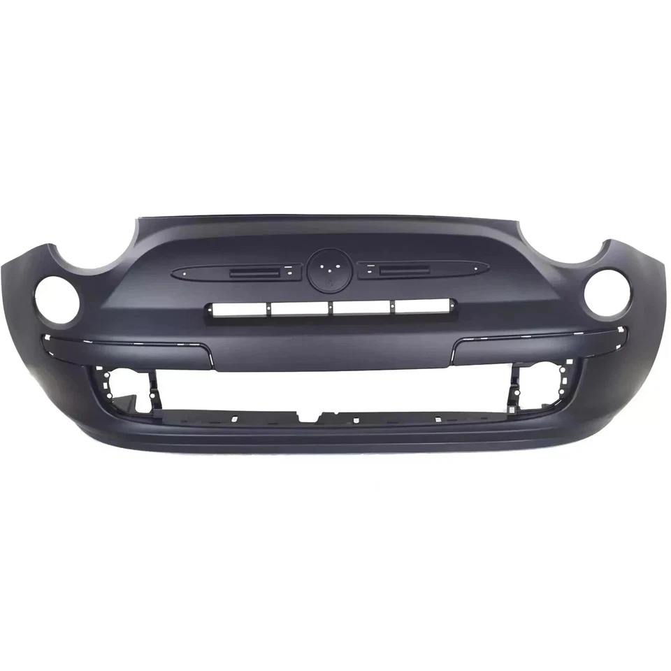 Front Bumper Cover Fascia & Fog Light Assembly For 2012-2017 Fiat 500 - Imagem 3 de 4