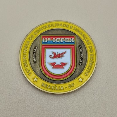 Brasilia-Df 11 Inspetoria De Contabilidade E Financas Do Exercito Challenge Coin