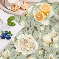 Haokhome shelf liner and cabinet floral peony self-adhesive drawer liners