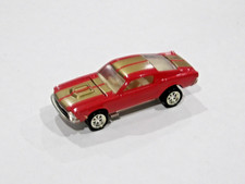 HOTWHEELS CUSTOM MUSTANG RED W/GOLD STRIPS PRO CIRCUIT REALRIDERS RR VERY NICE 