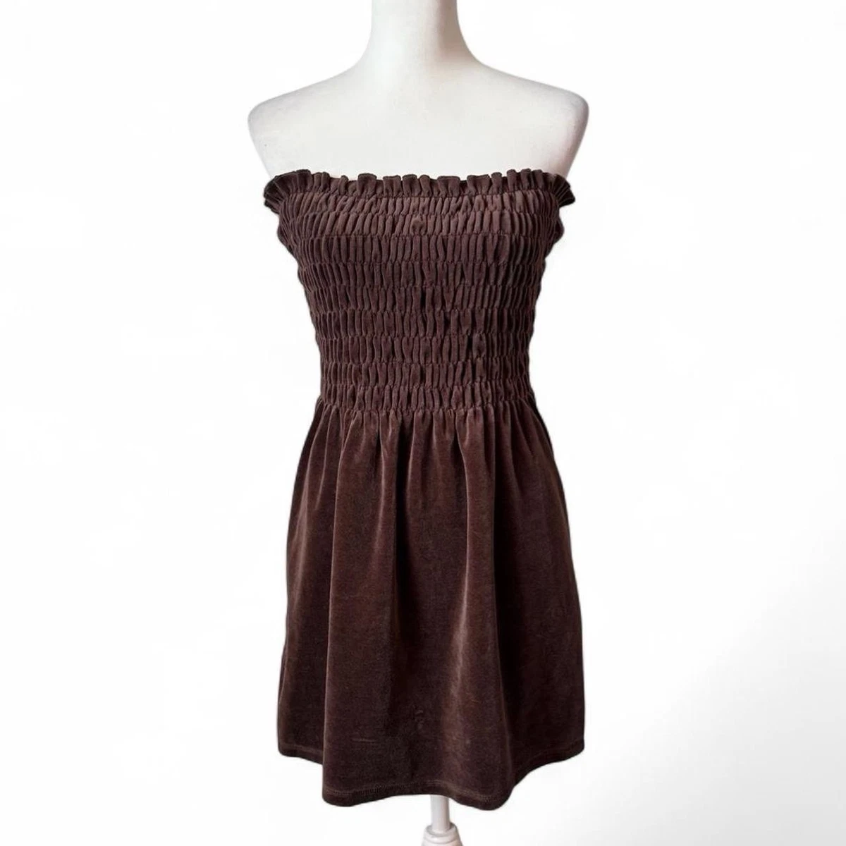 brown tube top dress Taylor Tube Maxi Dress, in Chocolate Luxe Satin, Size: 2XL | Show Me Your Mumu