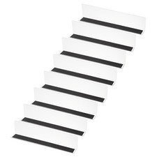 8 Pack Shelf Dividers for Closet Organization, 11.1x1.2x2.4" Magnetic