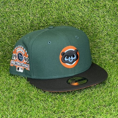 EBLENS EXCLUSIVE CHICAGO CUBS 1990 ASG PATCH ANGRY BEAR NEW ERA 59FIFTY FITTED