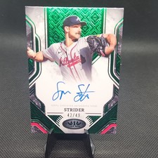 2025 Topps Tier One Prime Performers Auto Spencer Strider #PPA-SS 42/49 Braves