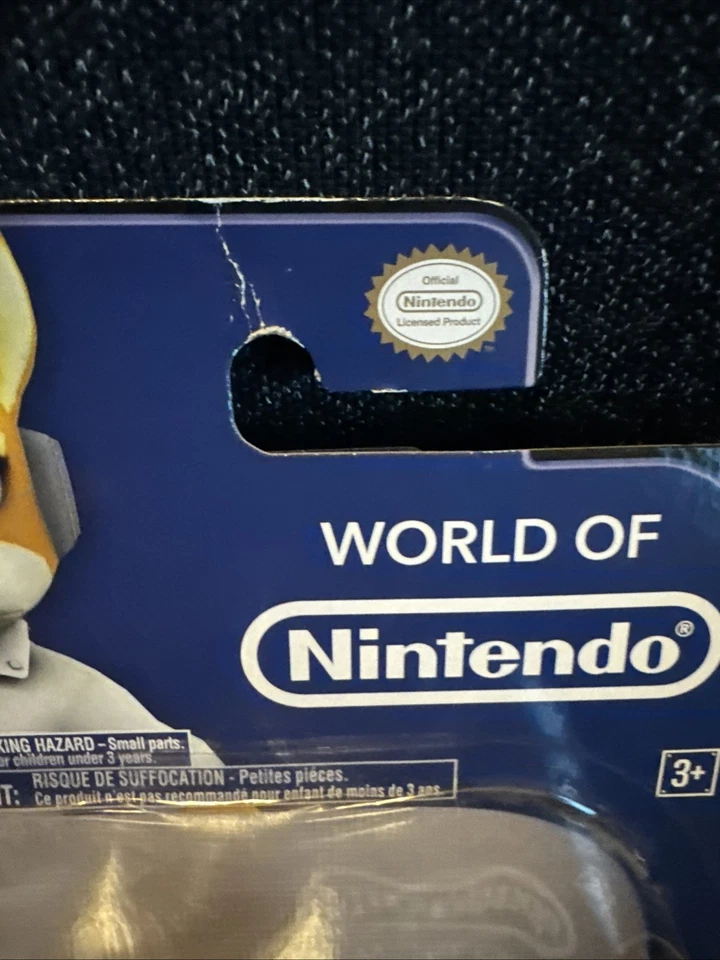 Fox McCloud World of Nintendo 4.25" figura de acción y accesorio misterioso juguete Jakks Foto 2 de 4
