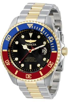 Invicta 34043 Men Gold Black Dial Chronograph Quartz Watch