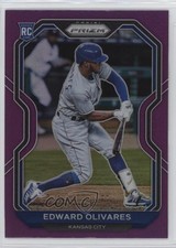 2021 Panini Prizm Tier II Purple Prizm Edward Olivares #137 06xp
