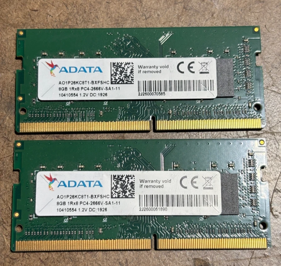 ADATA DDR4 SDRAM 16 GB Total Capacity Memory (RAM) for sale | eBay