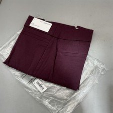 New Liz Claiborne Womens Lisa Straight Leg Mid-Rise Pull On Pants Size Size 6