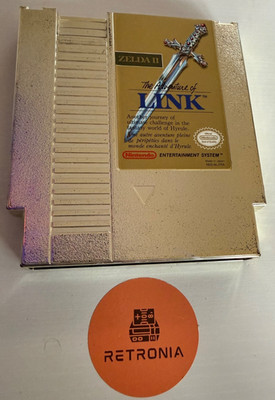 Zelda 2 The Adventure Of Link Nintendo Nes Game Cart PAL A Version mit Hülle