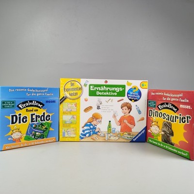 BrainBox Bundle Set von 3 Gedächtnis & Experimente ab 6 7 8 Jahre|   geprüft 