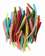 105 Ct - 2.8" Trout Worms Variety Pack Soft Plastic Fishing Baits USA Made