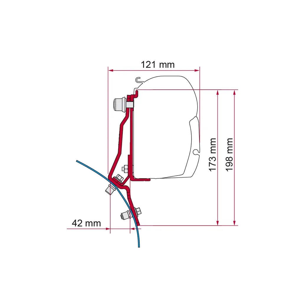 Fiamma Kit for Ducato / Master (98655-286) - Image 2