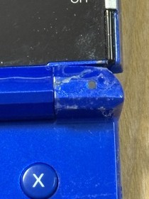 Nintendo 3DS Cobalt Blue Console CTR-001 Works Tested Japan