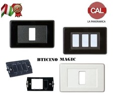PLACCA CAL IN ABS BTICINO MAGIC MOSTRINA SUPPORTO LA PANORAMICA