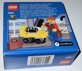 Lego City Set 7567 Traveler Luggage Cart Airport Bus Station FACTORY SEALED
