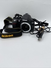 Nikon D3100 DSLR Camera Body, Black 14.2MP Strap And Charger Untested
