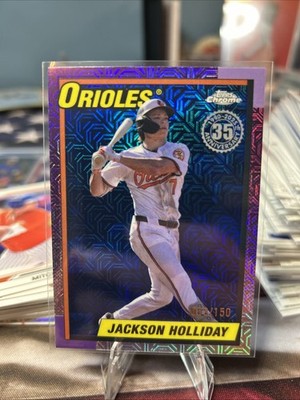 2025 Topps Chrome Silver Pack Mojo Jackson Holliday #110 /150