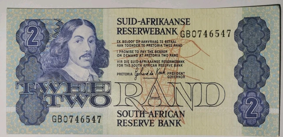 LOT SET 2 SOUTH AFRICA 1 rand (1973-1975) P-115a; 2 rand (1978-1980) P-118d - Image 4 of 4