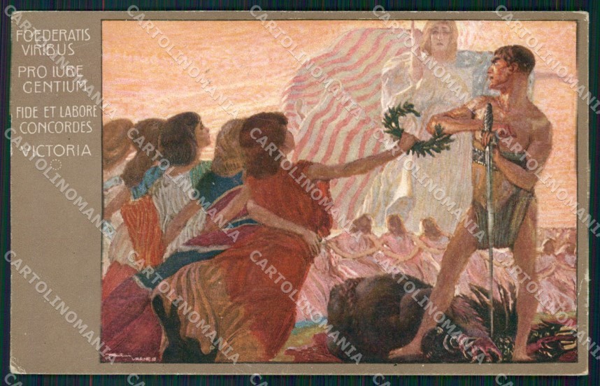 Militari WWI Propaganda Varnesi cartonelina XF0421