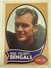 1970 Topps  Bob Trumpy Rookie Card  #110. rookie card picture