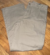 Vineyard Vines Stretch Breaker Pants Youth 14 Khaki Tan Chino Adjustable