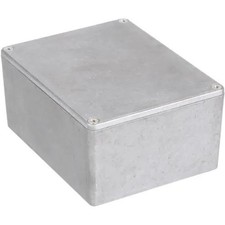 1PC HAMMOND MFG 1590C Enclosure,Box-Lid,Aluminum,Diecast,Natural,4.405x3.70