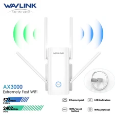 AX3000 WiFi Amplifier Dual Band Wi-Fi 6 Repeater/AP/Router Adjustable Antennas